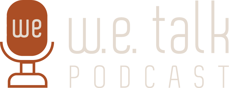 W.E. Talk Podcast logo