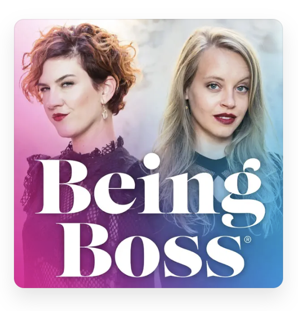 being boss podcast graphic